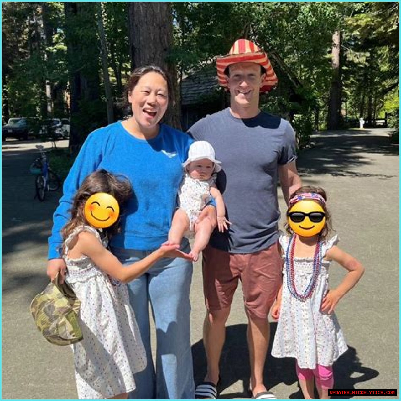 A. J. Klein family, wife, children, parents, siblings