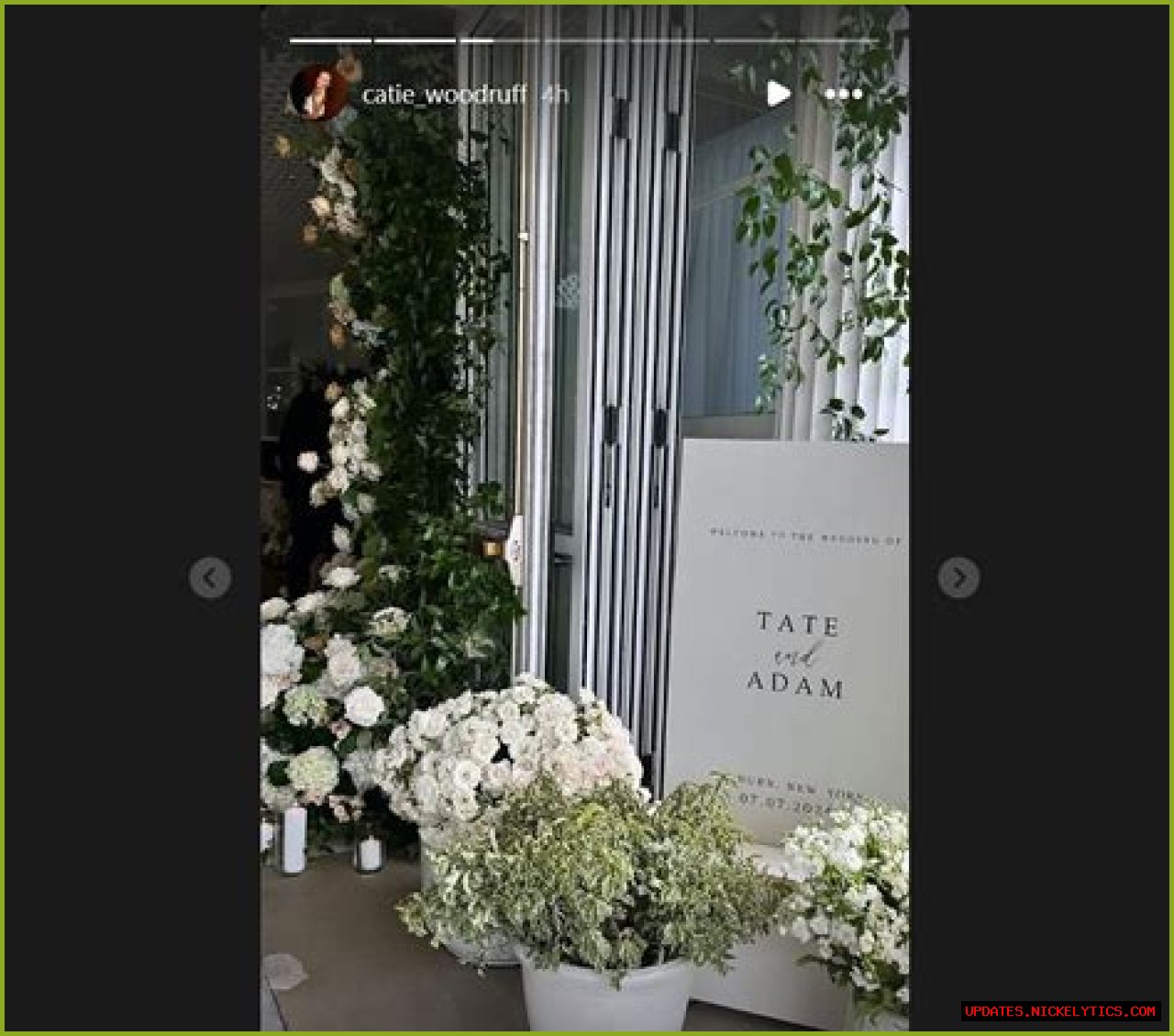 Is Adam Fox married to Tate Rose Green?